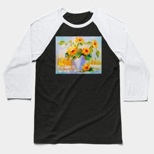 Bouquet of yellow flowers Baseball T-Shirt